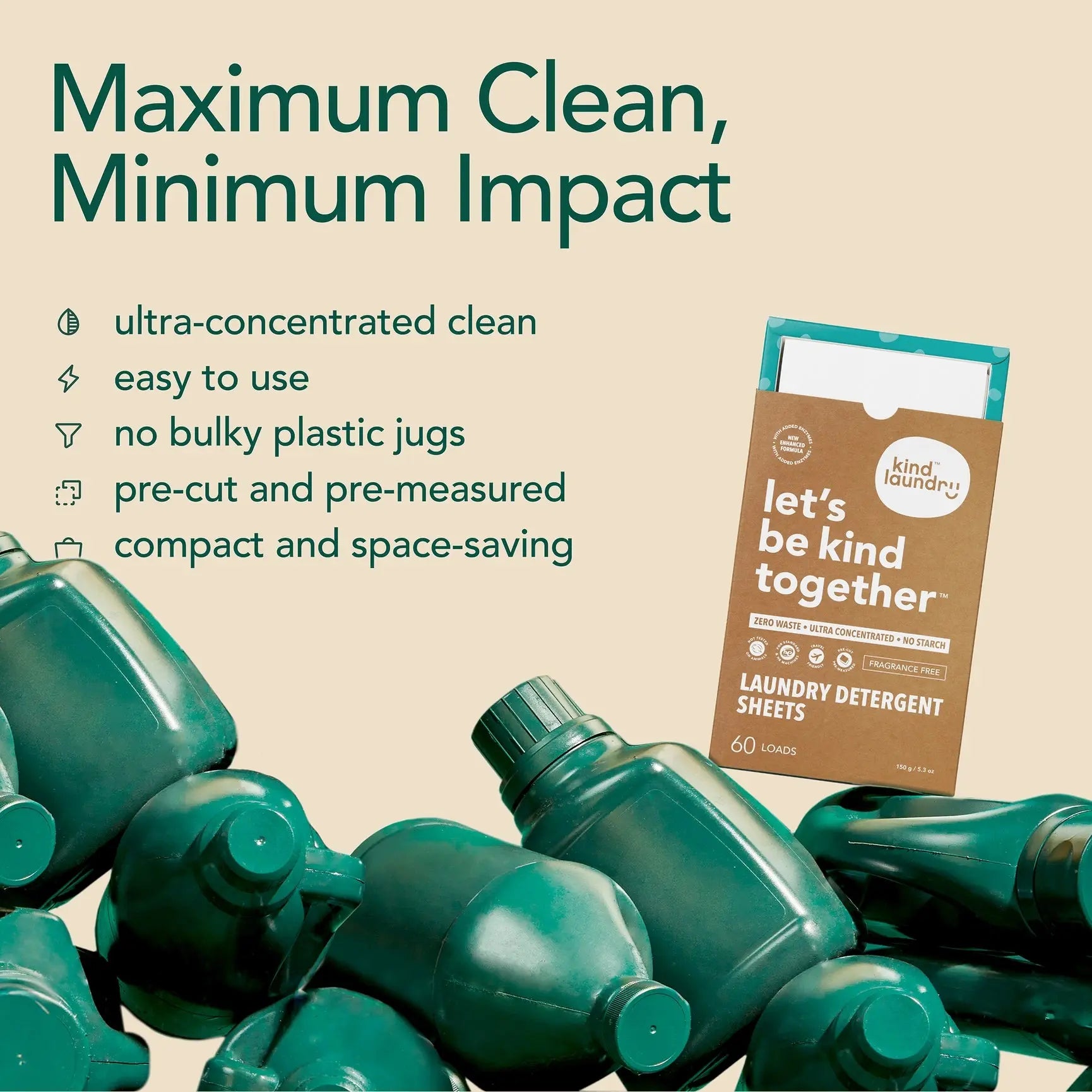 Chemical Free Laundry Detergent Sheets Kind Laundry