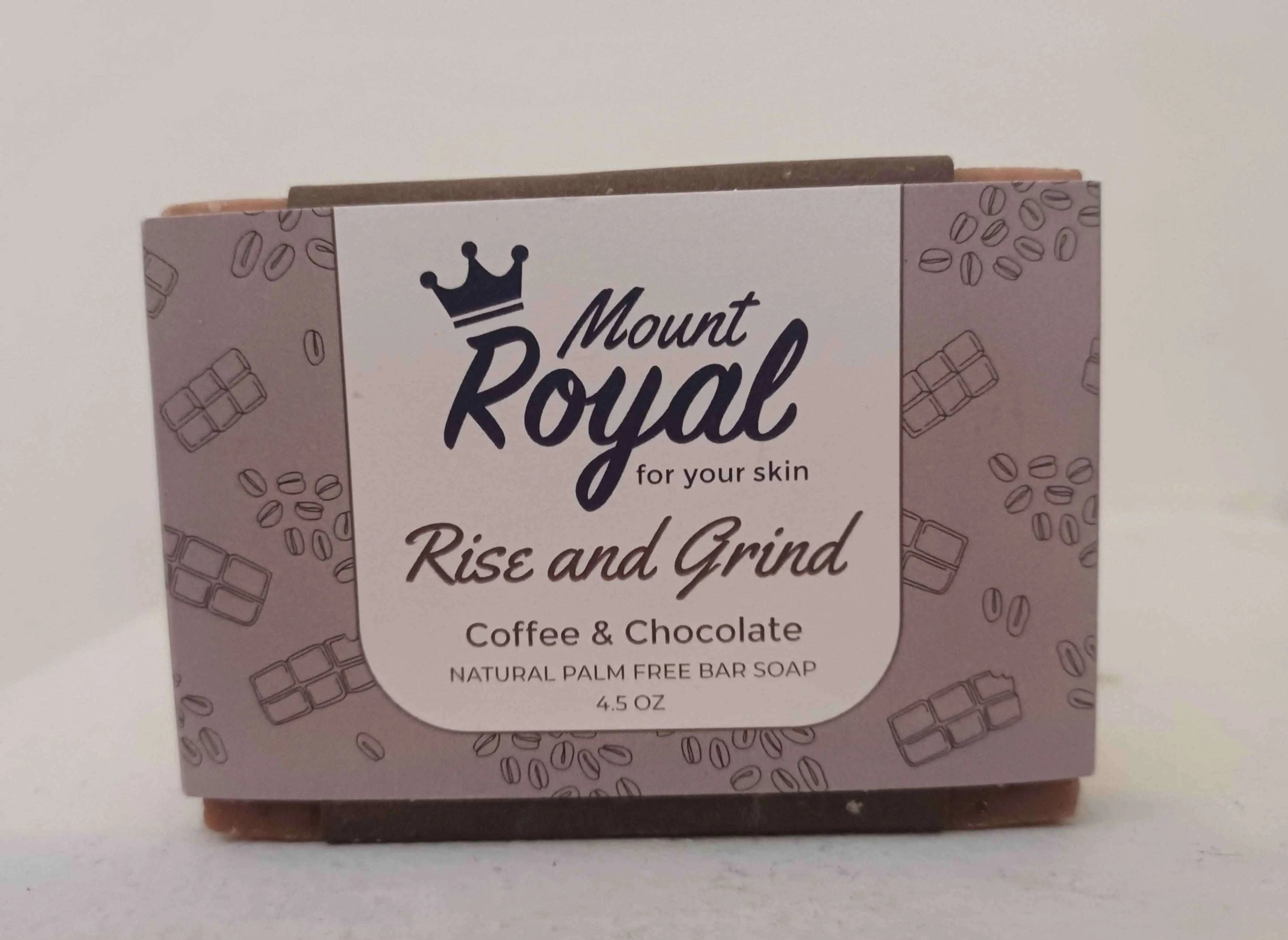 Rise and Grind Bar Soap - Coffee Inspired Exfoliator for Refreshing Skin