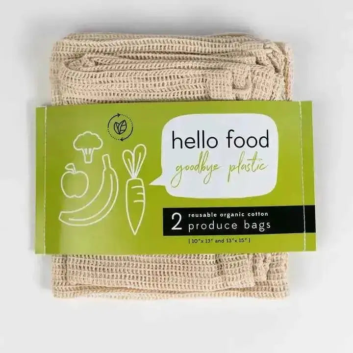 Organic Cotton Reusable Bags - Eco-Friendly, Sustainable Shopping Solutions