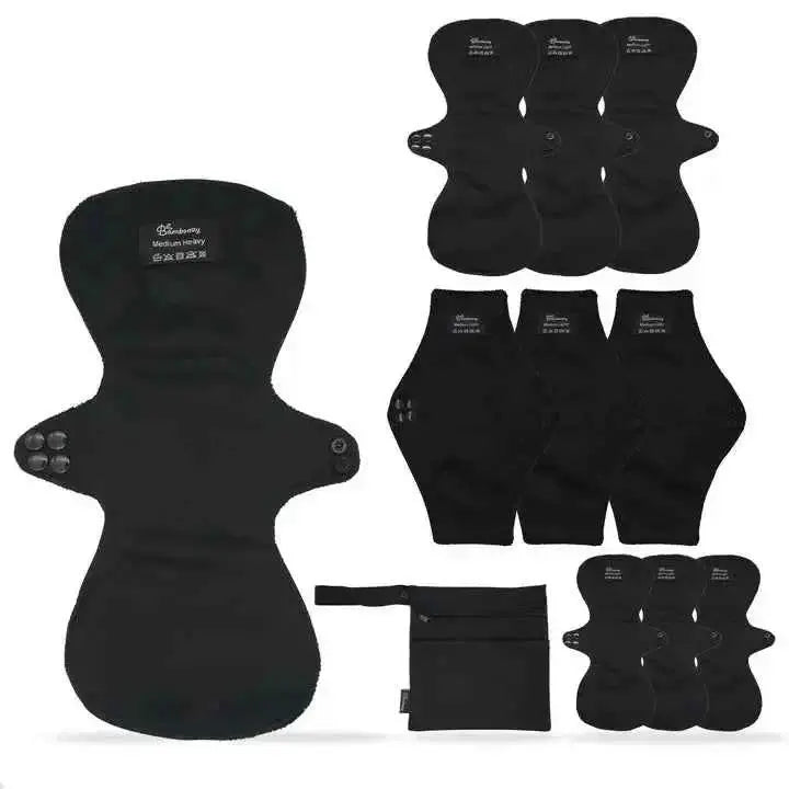 Bamboo Reusable Sanitary Pads - Eco-Friendly and Comfortable Menstrual Protection