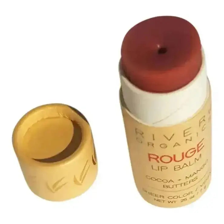 River Organics Tinted Lip Balm - Cruelty Free Blush for Natural Radiance  