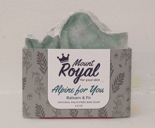 Alpine for You Balsam Scented Handmade Soap Bar - Eco-Friendly Skincare Essential  