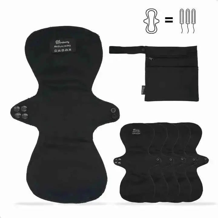 Bamboo Reusable Sanitary Pads - Eco-Friendly and Comfortable Menstrual Protection  