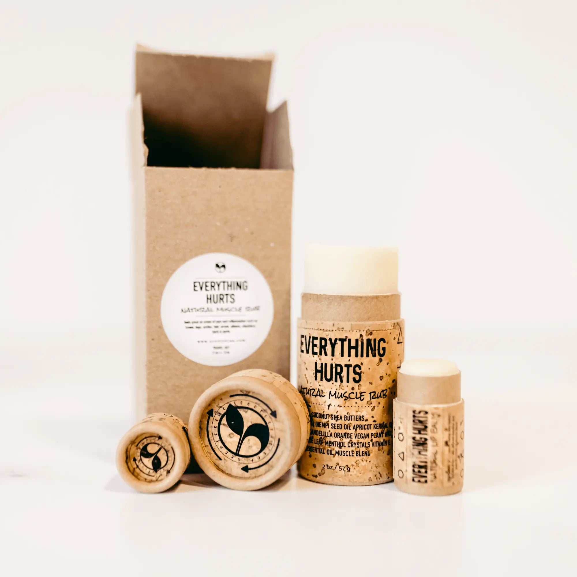 EVERYTHING HURTS - Natural Muscle Balm BIG push up 
