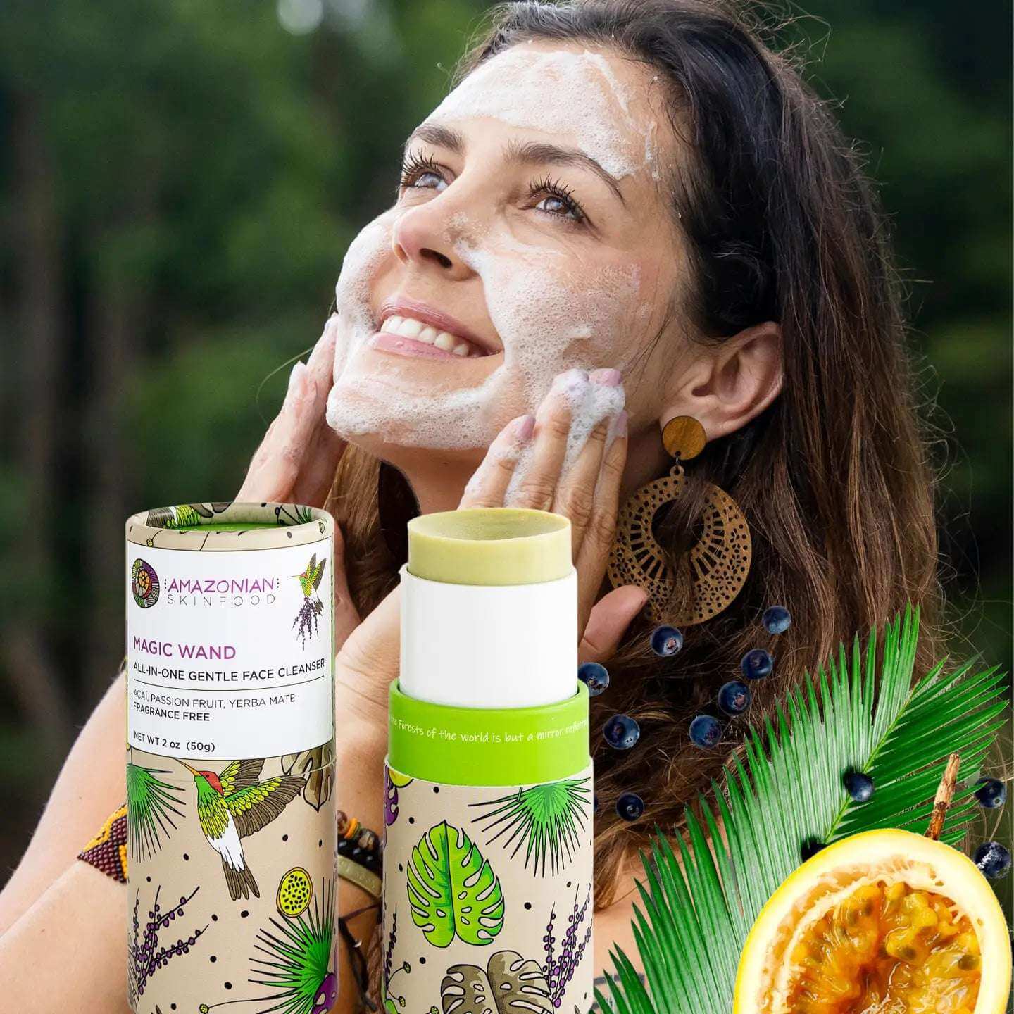 Magic Wand Cleansing Stick for Radiant Skin and Deep Cleansing  