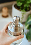 Mason Jar Pump (silver): Regular
