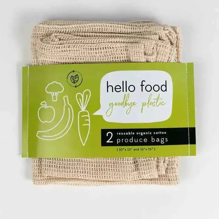 Organic Cotton Reusable Bags - Eco-Friendly, Sustainable Shopping Solutions  